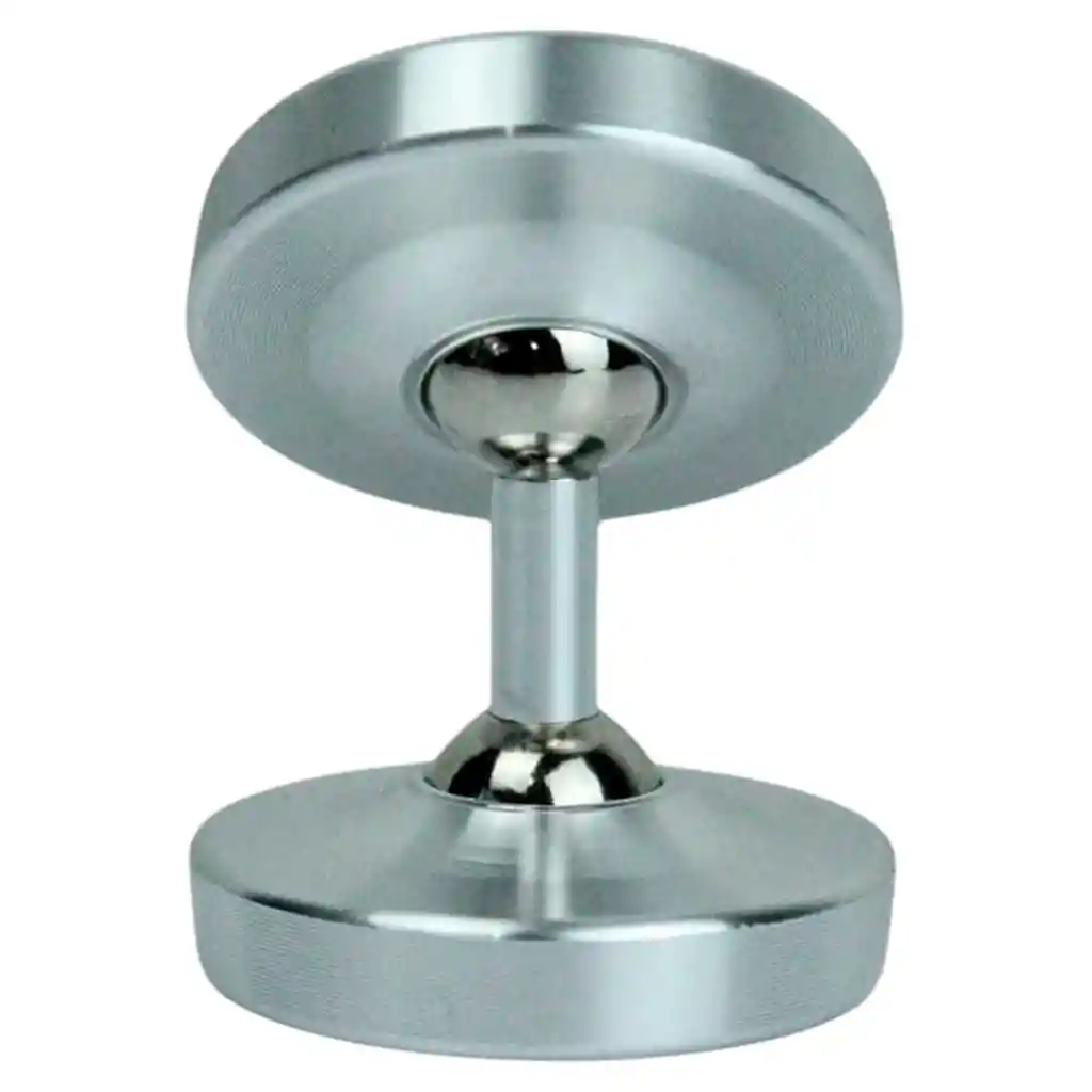 Soporte Celular Magnético Tripode Iman Gym 360° Plateado