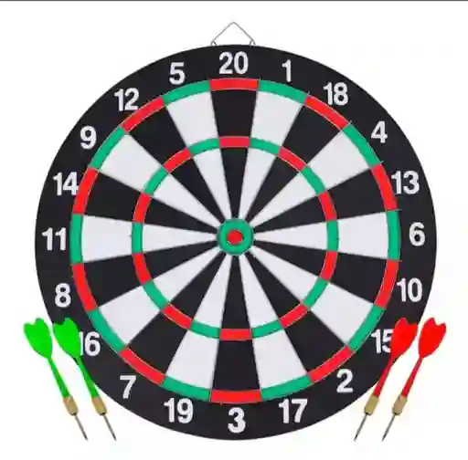 🎯juego De Dardos Tiro Al Blanco Tablero Reversible