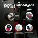 Soporte Celular Magnético Tripode Iman Gym 360° Rojo