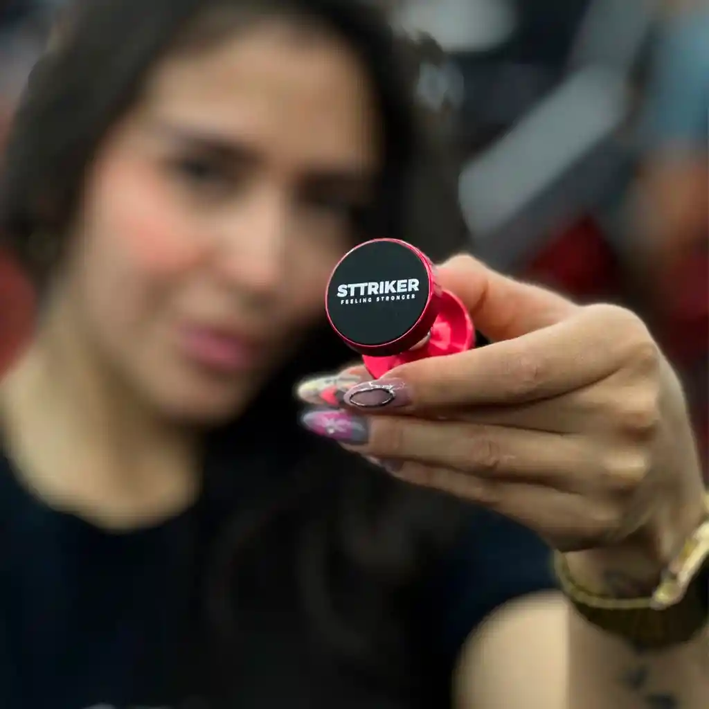 Soporte Celular Magnético Tripode Iman Gym 360° Rojo