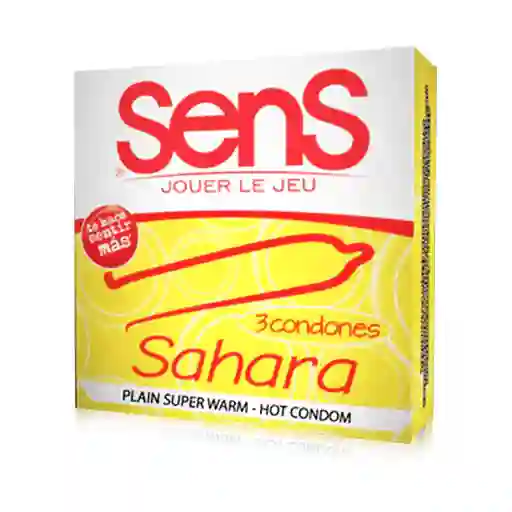 Condones Sens Sahara X3 Sensación Caliente