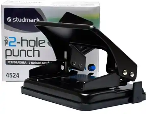 Perforadora Studmark 2 Huecos-metálica