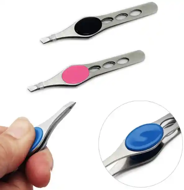 Depilador De Cejas Pinza Depiladora Eyebrown Clip Colores