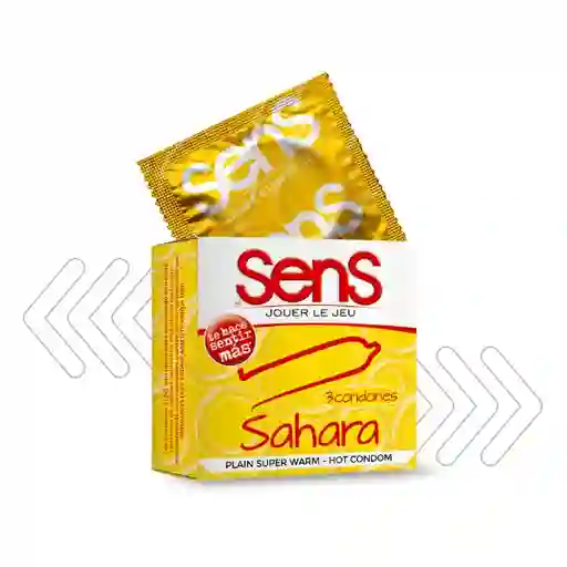 Condones Sens Sahara X3 Sensación Caliente