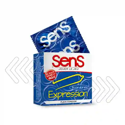 Condones Sens Expression X3 Liso Y Neutro