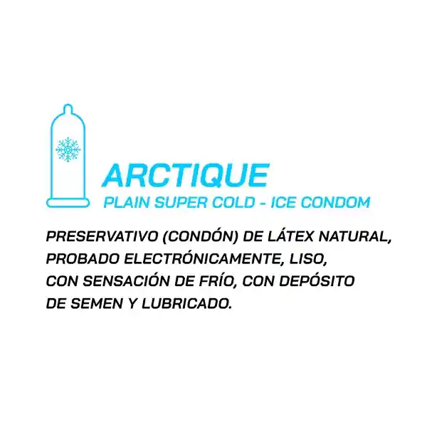 Condones Sens Arctique X3 Sensación Fría