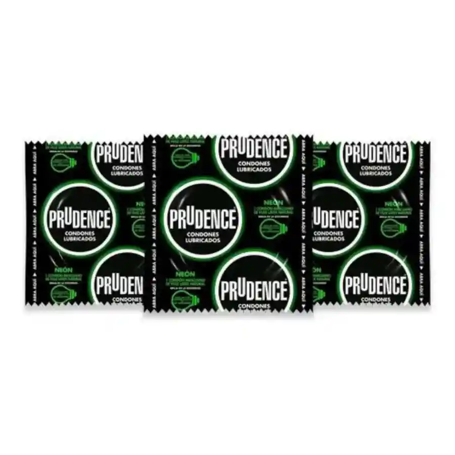 Condones Prudence Neón X 3 Unidades