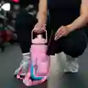 Termo Sttriker 2l Agua Bolso + Funda Maleta Motivacional Rosa