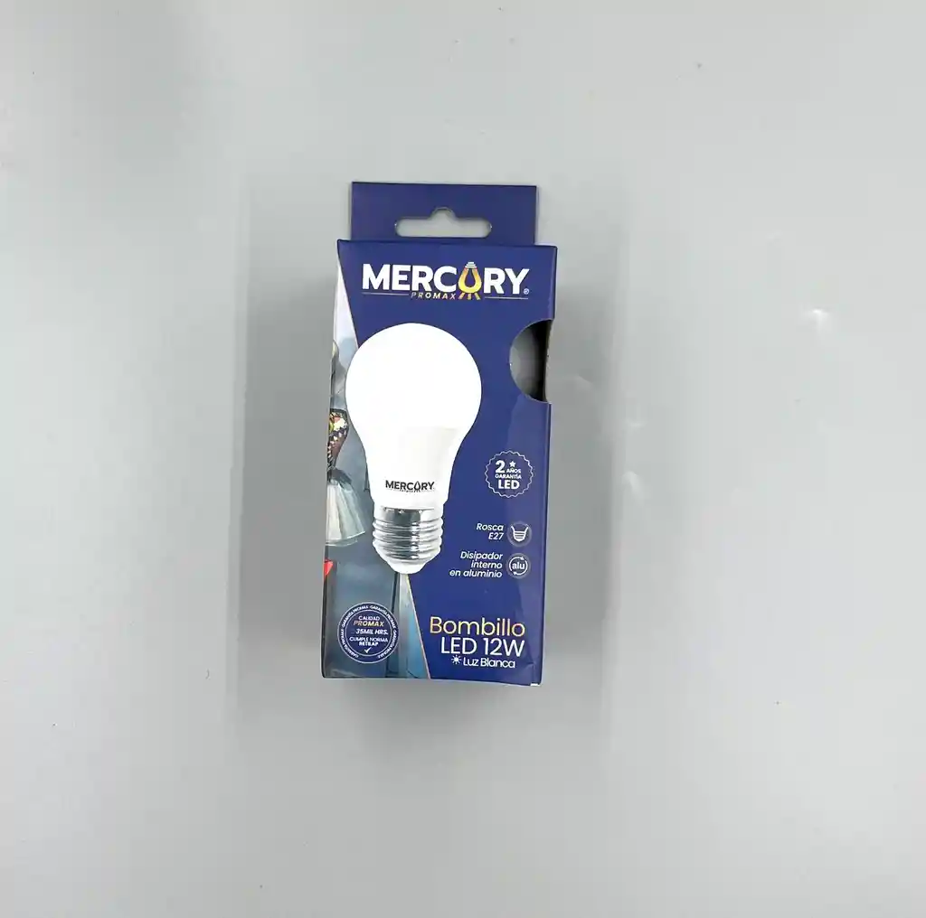 Bombillo Led Mercury Promax 12w Luz Blanca