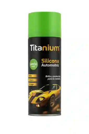 Silicona Automotriz Spray Limón Titanium 400g