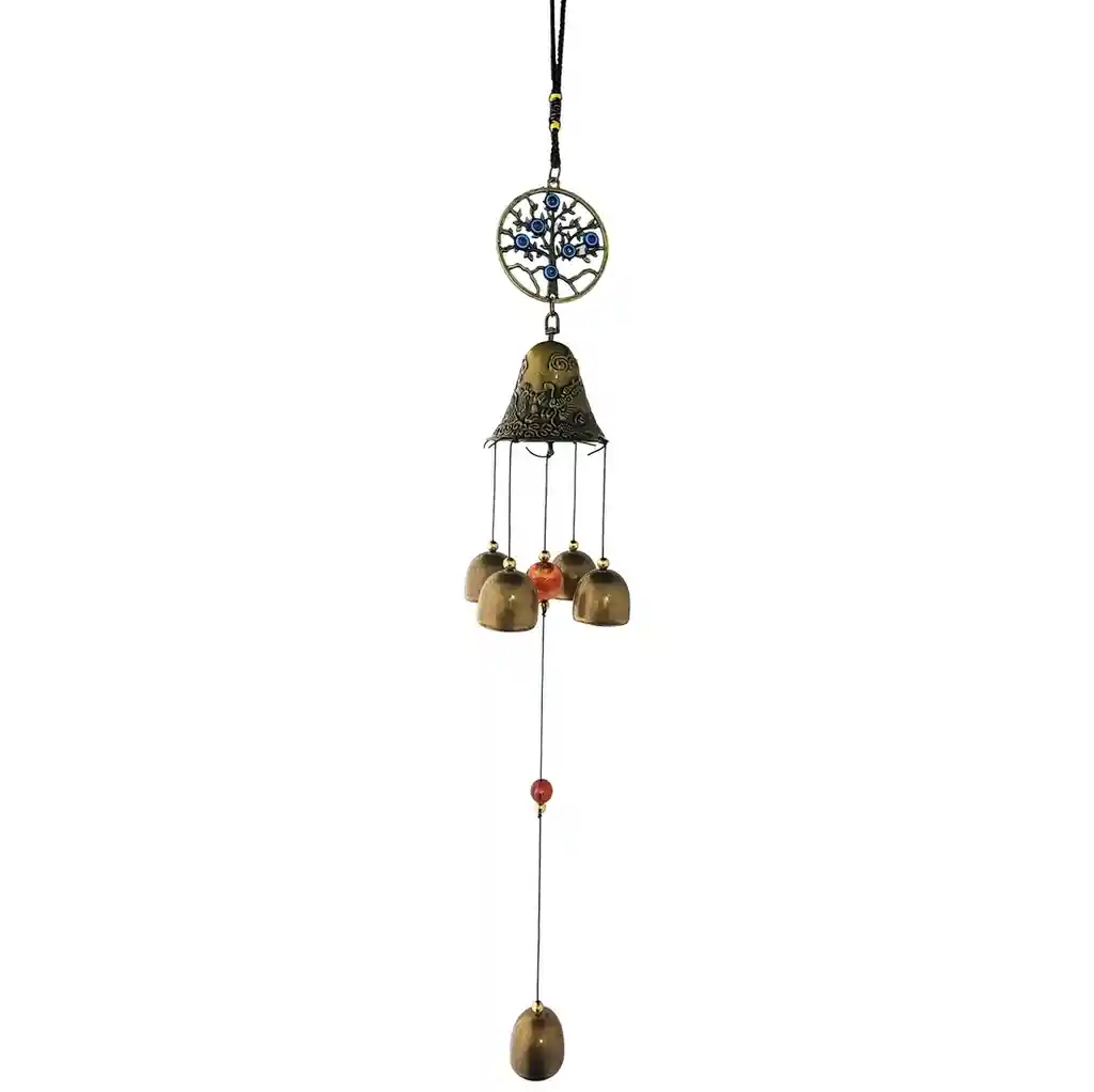 Móvil Artesanal Campana Arbol Decorativo Nl2401-133a