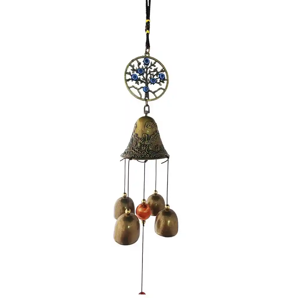 Móvil Artesanal Campana Arbol Decorativo Nl2401-133a