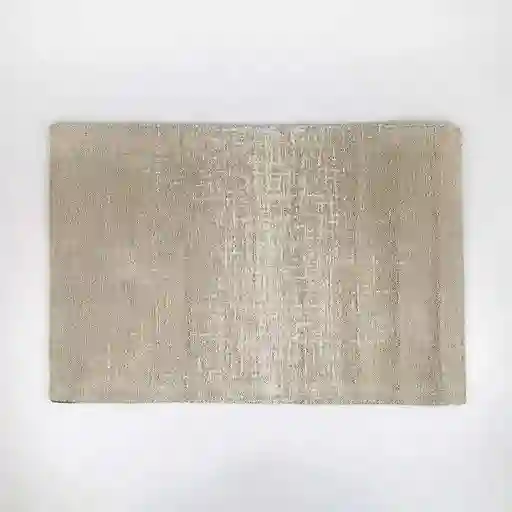 Tapete Expressions Pie De Cama Antique 90x60cm Marfil 100% Algodon