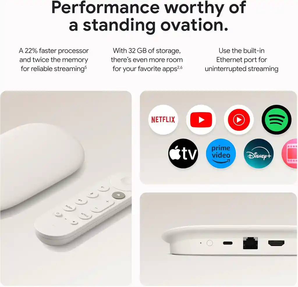 Google Tv Chromecast Quinta Generacion Control Inteligente