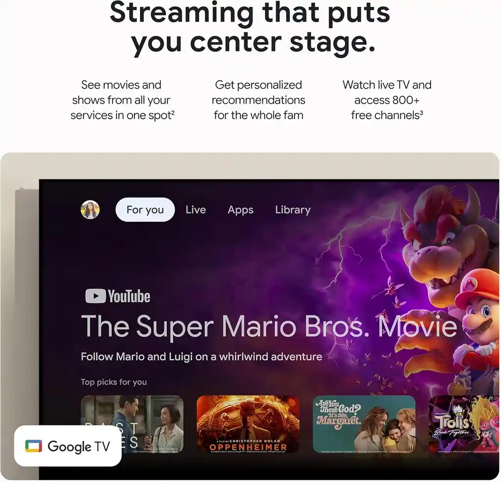 Google Tv Chromecast Quinta Generacion Control Inteligente