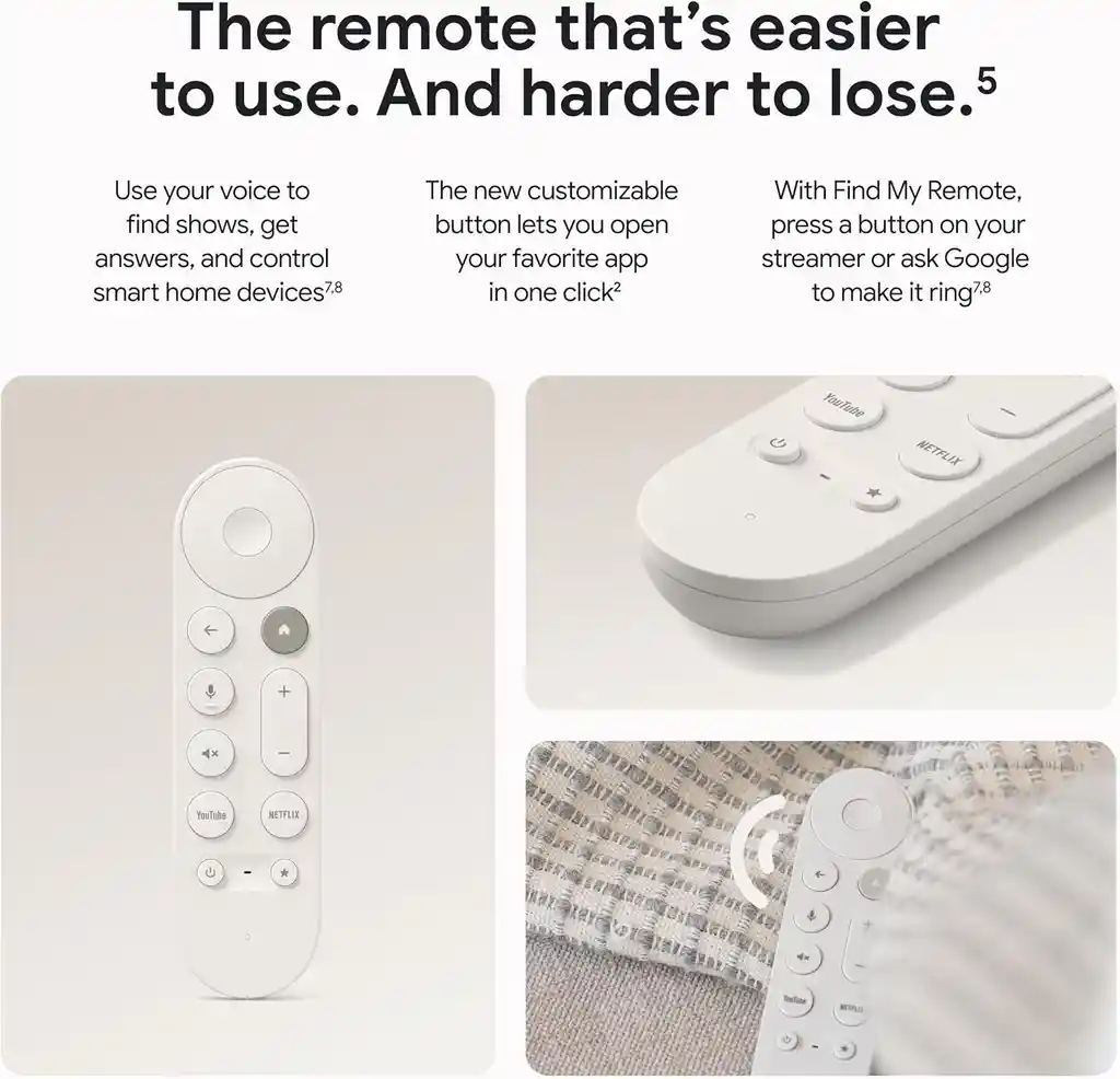 Google Tv Chromecast Quinta Generacion Control Inteligente