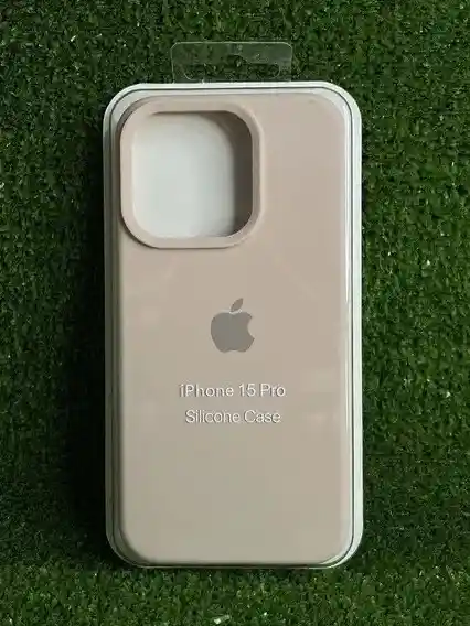 Iphone 15 Pro | Silicone Case | Forro Rigido | Funda Antihumendad | Carcasa Protectora | Full Proteccion | Blanco*