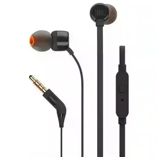 Auriculares 3.5mm Jbl Tune 110 Pure Bass, 100% Original, Black