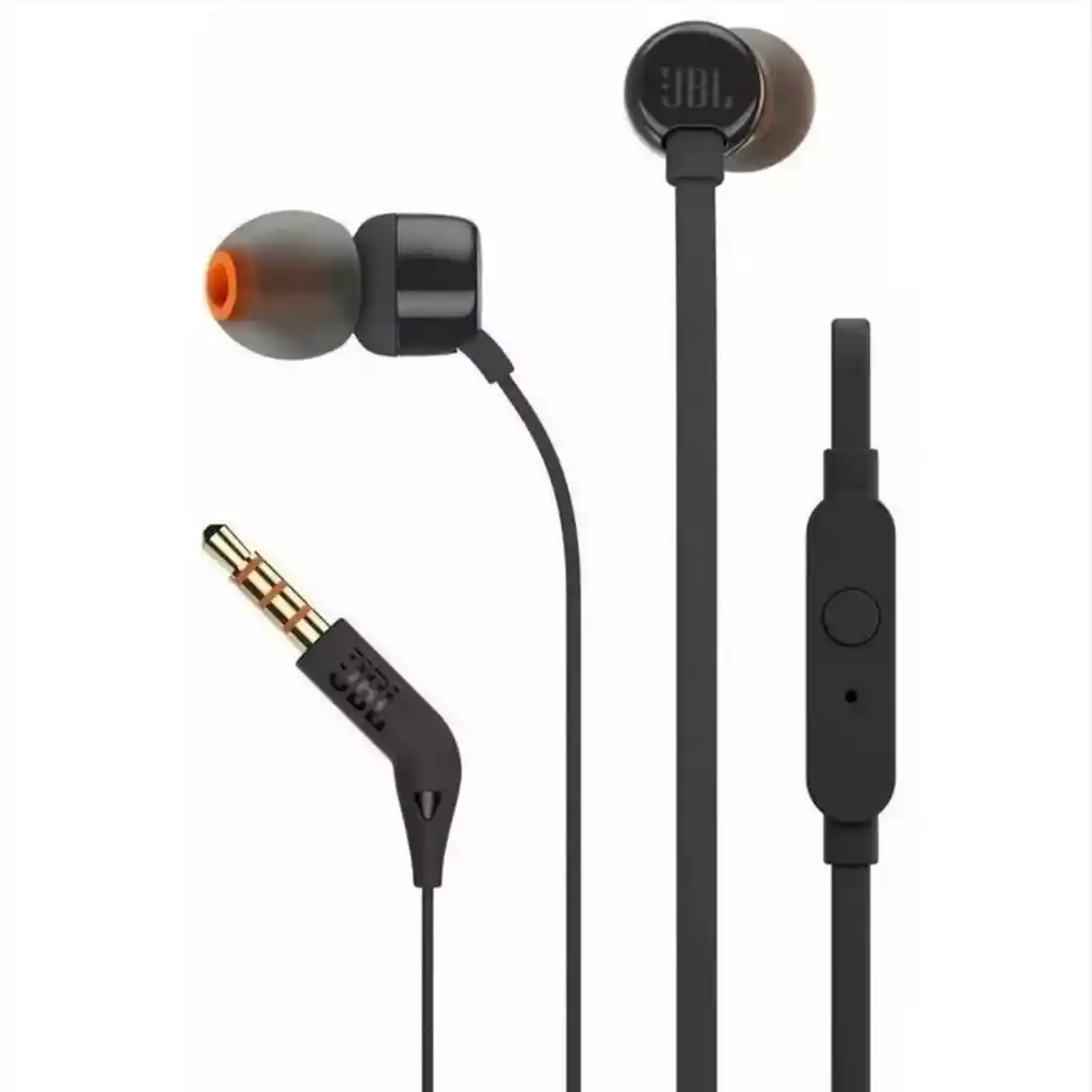 Auriculares 3.5mm Jbl Tune 110 Pure Bass, 100% Original, Black