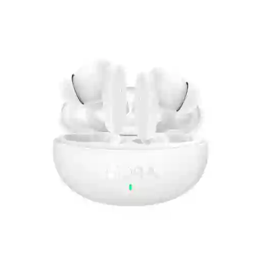 Auriculares In-ear Inalámbricos 1hora Bluetooth Aut205 Blanco Con Luz Led