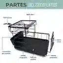 Escurridor Inoxidable Platero 2 Niveles Gran Capacidad