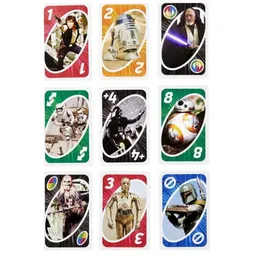Juego De Cartas Uno Star Wars Mattel Games