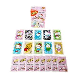Cartas Uno Hello Kitty Juego Mesa Compartir Familia Amigos