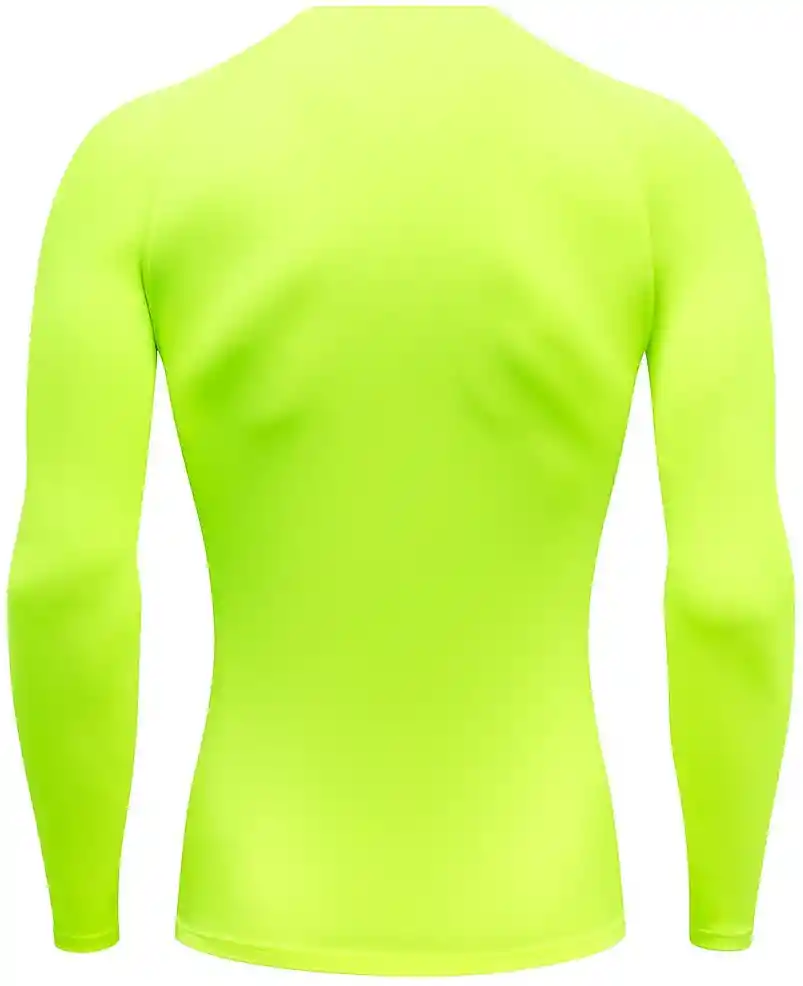 Camiseta Lycra Transpiración Entrenamiento/ Neón - Talla: Xl