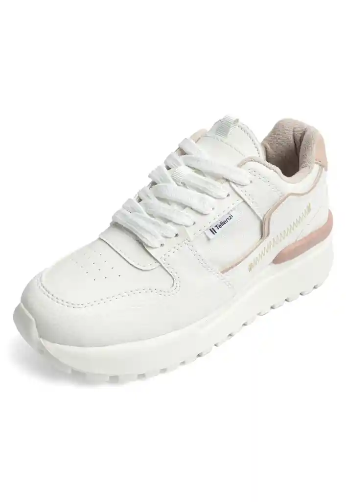 Tenis Mujer Beige Talla 38 Tellenzi 592
