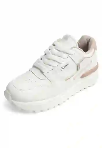 Tenis Mujer Beige Talla 39 Tellenzi 592