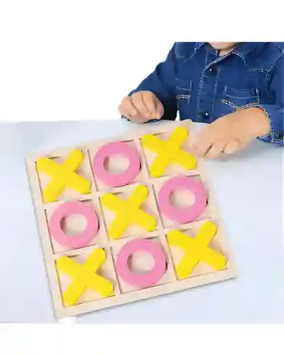 Triqui De Madera Grande Didactico Para Adultos Y Niños