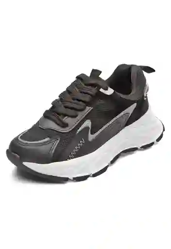 Tenis Mujer Negro Talla 39 Tellenzi 2082