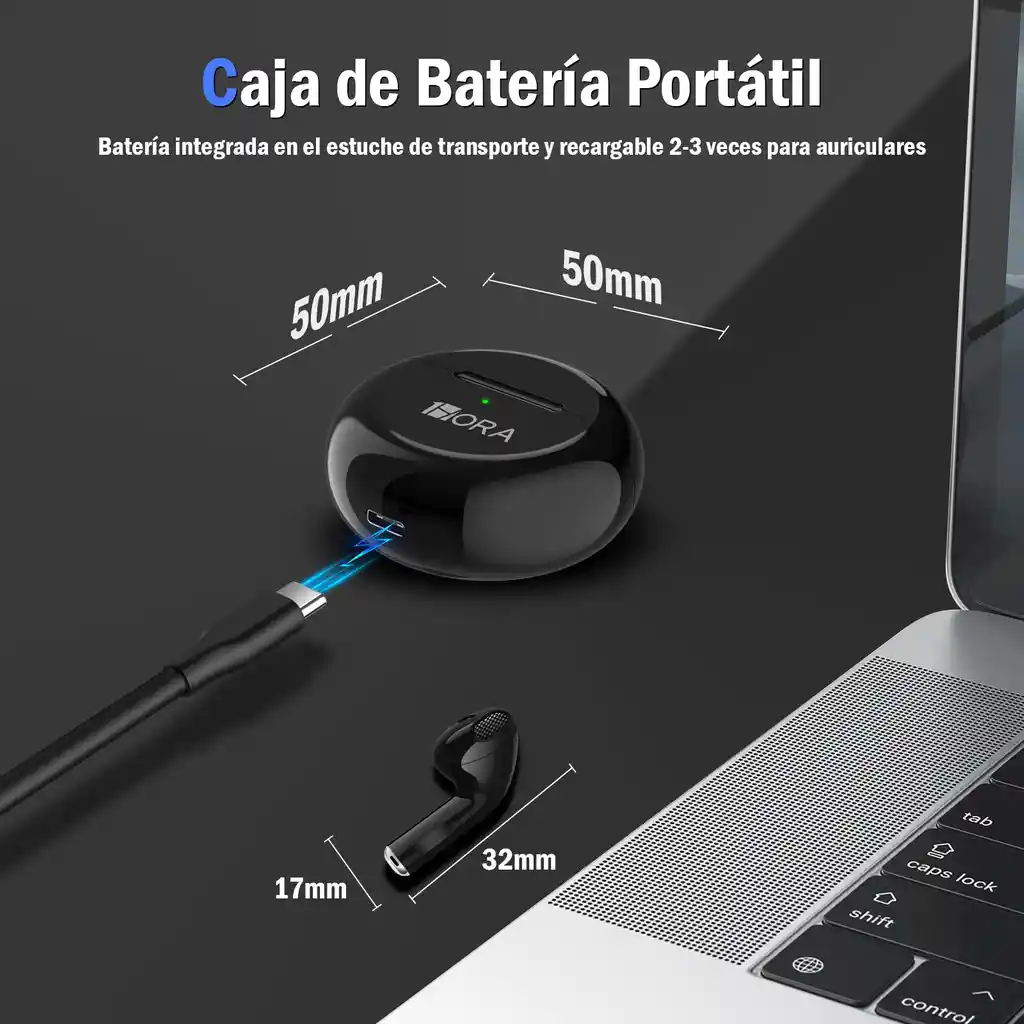 Audífonos Inalámbricos 1hora Aut119 | Morado Pastel – Sonido Envolvente Y Carga Rápida
