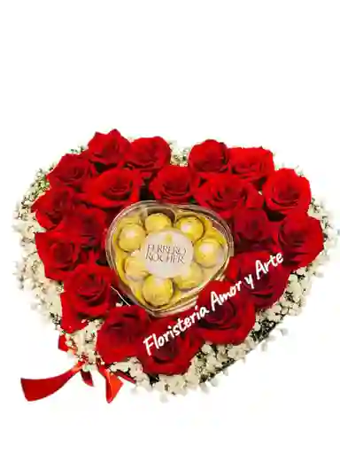 Corazon Tierno Y Dulce En Rosas