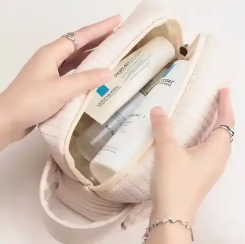 Cosmetiquera Organizador De Maquillaje Con Manija - Impermiable