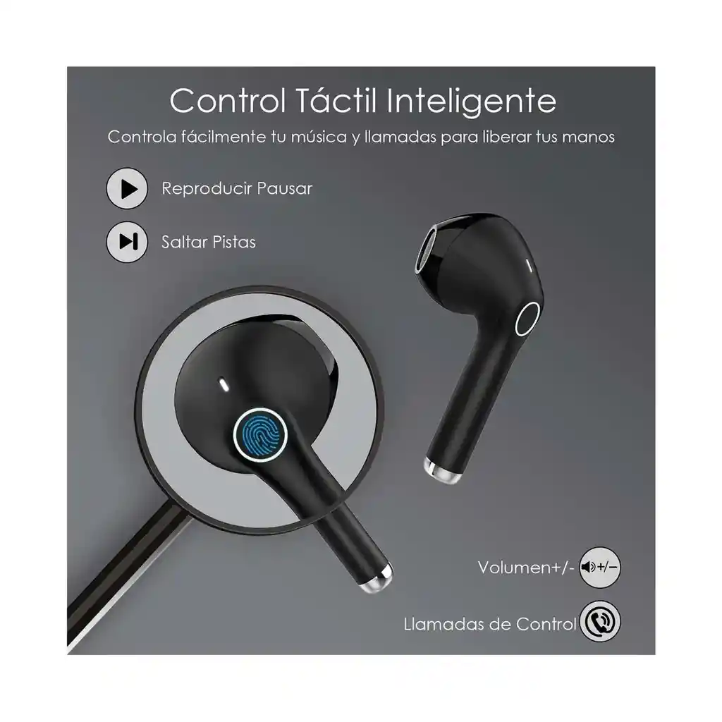 Audífonos Inalámbricos 1hora Auriculares Bluetooth Aut201 | Negro