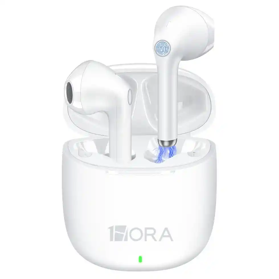 Audífonos Inalámbricos 1hora Auriculares Bluetooth Aut201 | Blanco