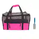 Maletin Cargador Cabina + Quitamotas Rosado