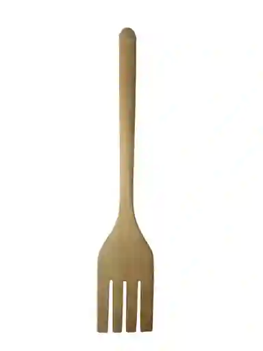 Tenedor 30cm Grueso Madera