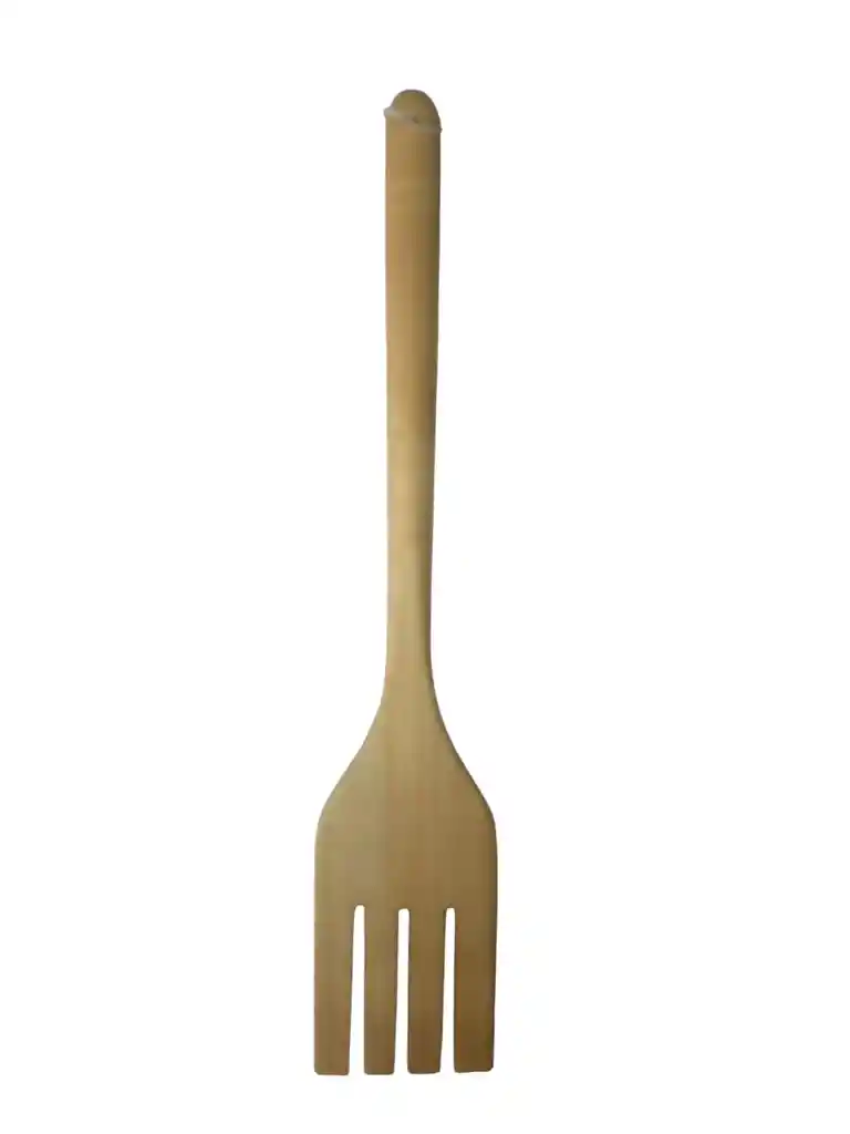 Tenedor 30cm Grueso Madera