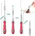 Set De Destornilladores De Precisión 6011 – 32 Piezas | Compacto, Completo Y Profesional | Rojo