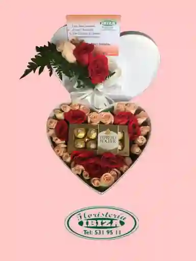 Caja De Rosas Y Ferreros