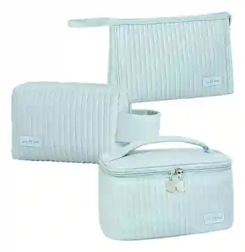 Super Combo 3 Piezas Cosmetiquera - Cartuchera Impermeable Para Viaje