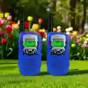 Radios Mini Walkie Talkie Baofeng Bf-t3 X2 Unidades (color Azul)