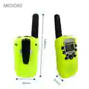 Radios Mini Walkie Talkie Baofeng Bf-t3 X2 Unidades (color Verde)