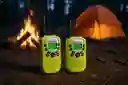 Radios Mini Walkie Talkie Baofeng Bf-t3 X2 Unidades (color Verde)