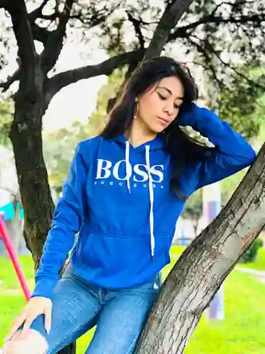 Buzo Hugo Boss Azul Talla M Unisex