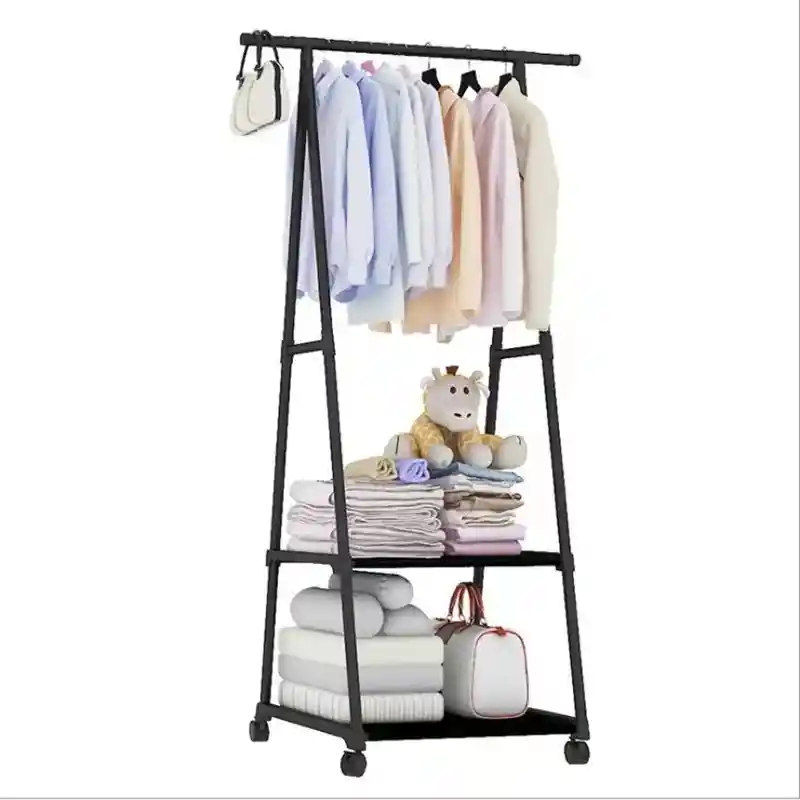 Perchero De Piso Con Estante Organizador Ropa Closet Redzone