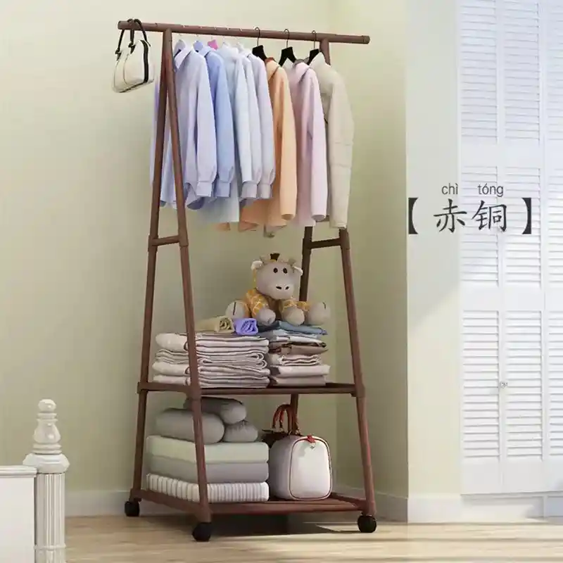 Perchero De Piso Con Estante Organizador Ropa Closet Redzone