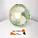 Mini Ventilador De Escritorio Usb Verde - Frescura Portátil Para Cualquier Espacio | Klw-f9